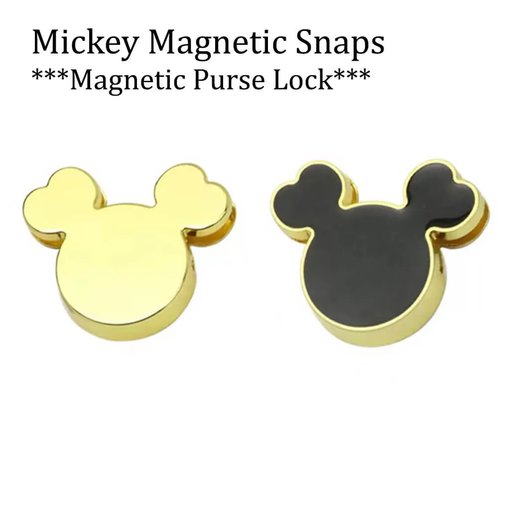 2 Full Sets Mickey Head Magnetic Snaps*** Magnetic Purse Lock ***