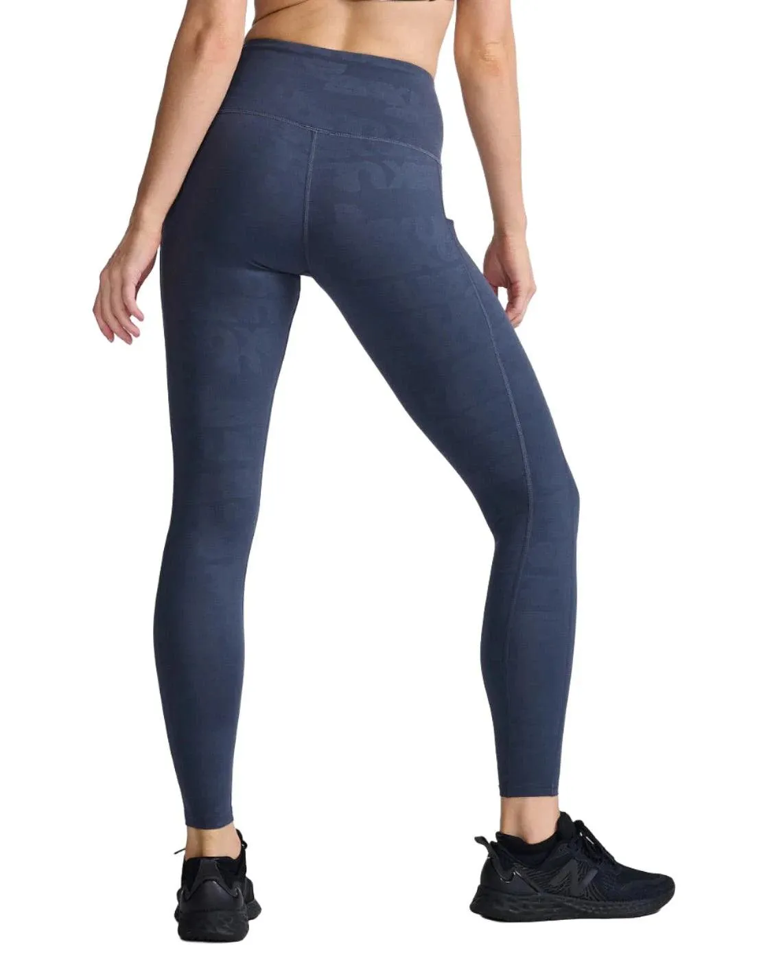 2XU Form Lineup Hi-Rise Women's Compression Tights (Grain Monogram)