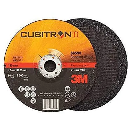 3M Cubitron II Grinding Wheel T27 QC 7x1/4x5/8-11in. 20/case - 64319