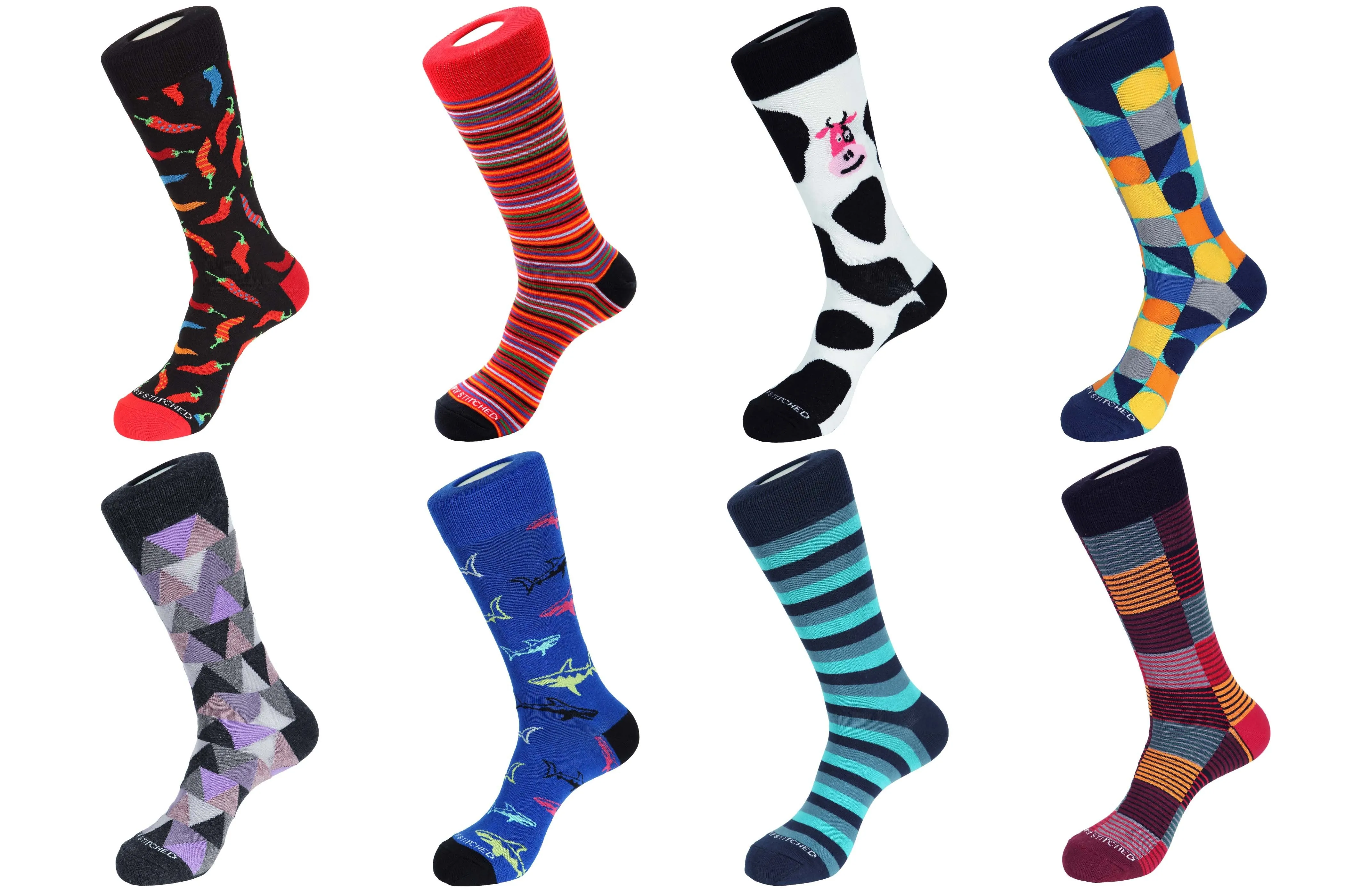 8 Pair Value Pack Socks - 70001