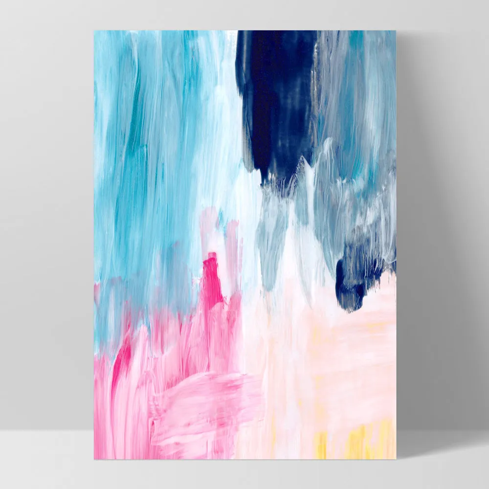 Abstract Brights Painting - Art Print