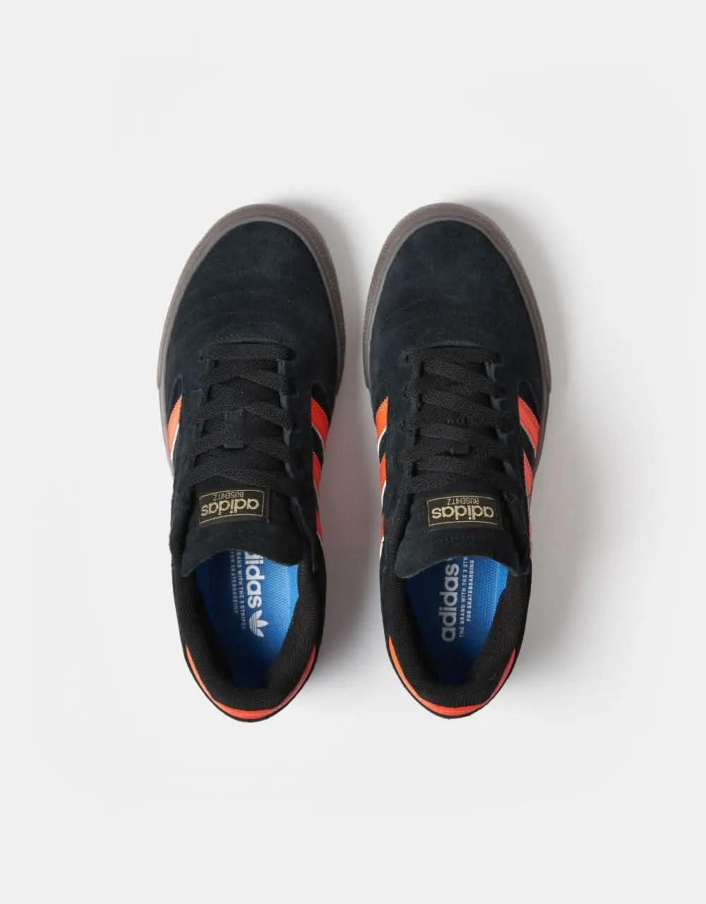 adidas Busenitz Vulc II Skate Shoes - Core Black/Collegiate Orange/Gum