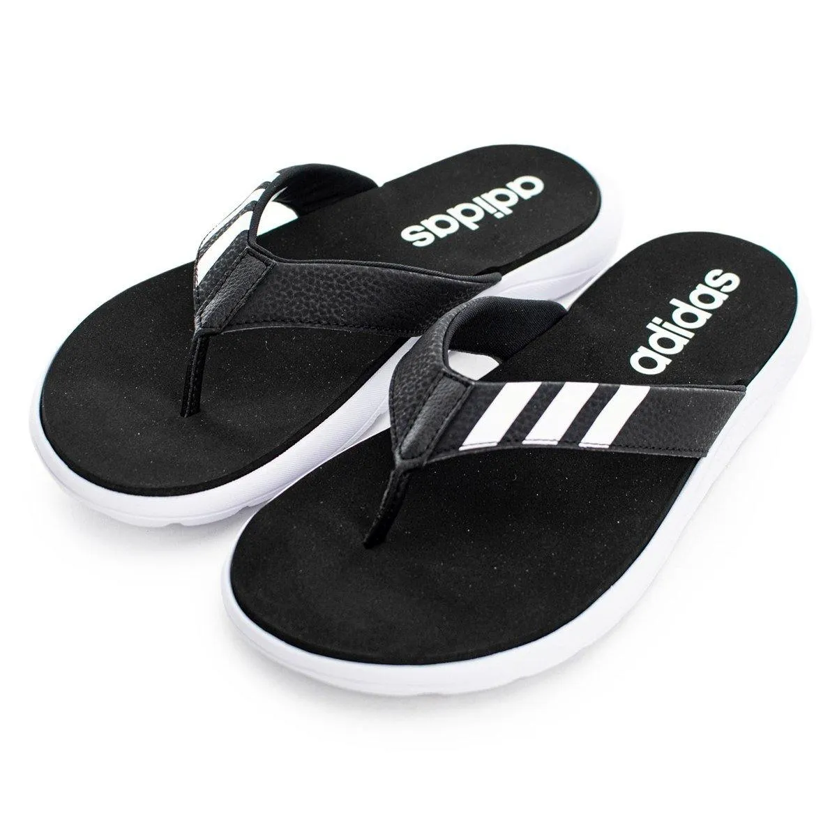 Adidas Comfort Flip Flop Badeschuhe EG2069 - schwarz-weiss