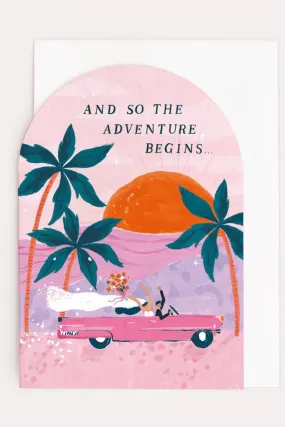 Adventures Wedding Card