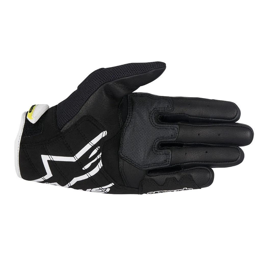 Alpinestars SMX-2 Air Carbon V2 Gloves - Black / White / Yellow