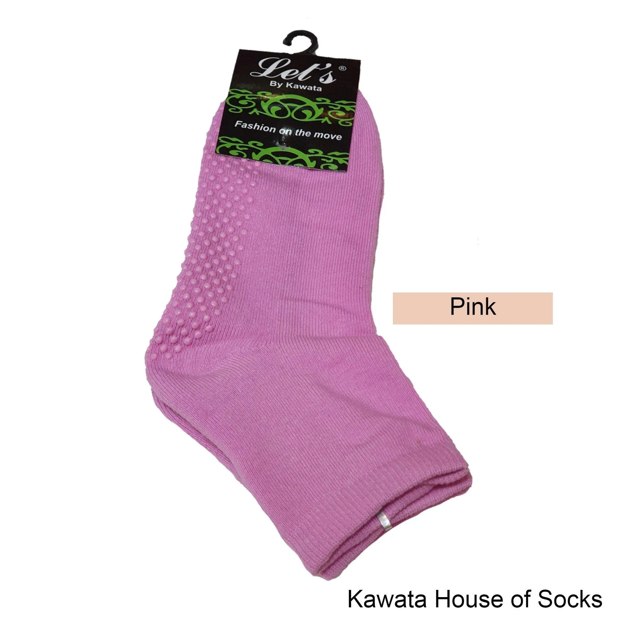 Anti-Slip Padded Quarter Socks for Ladies