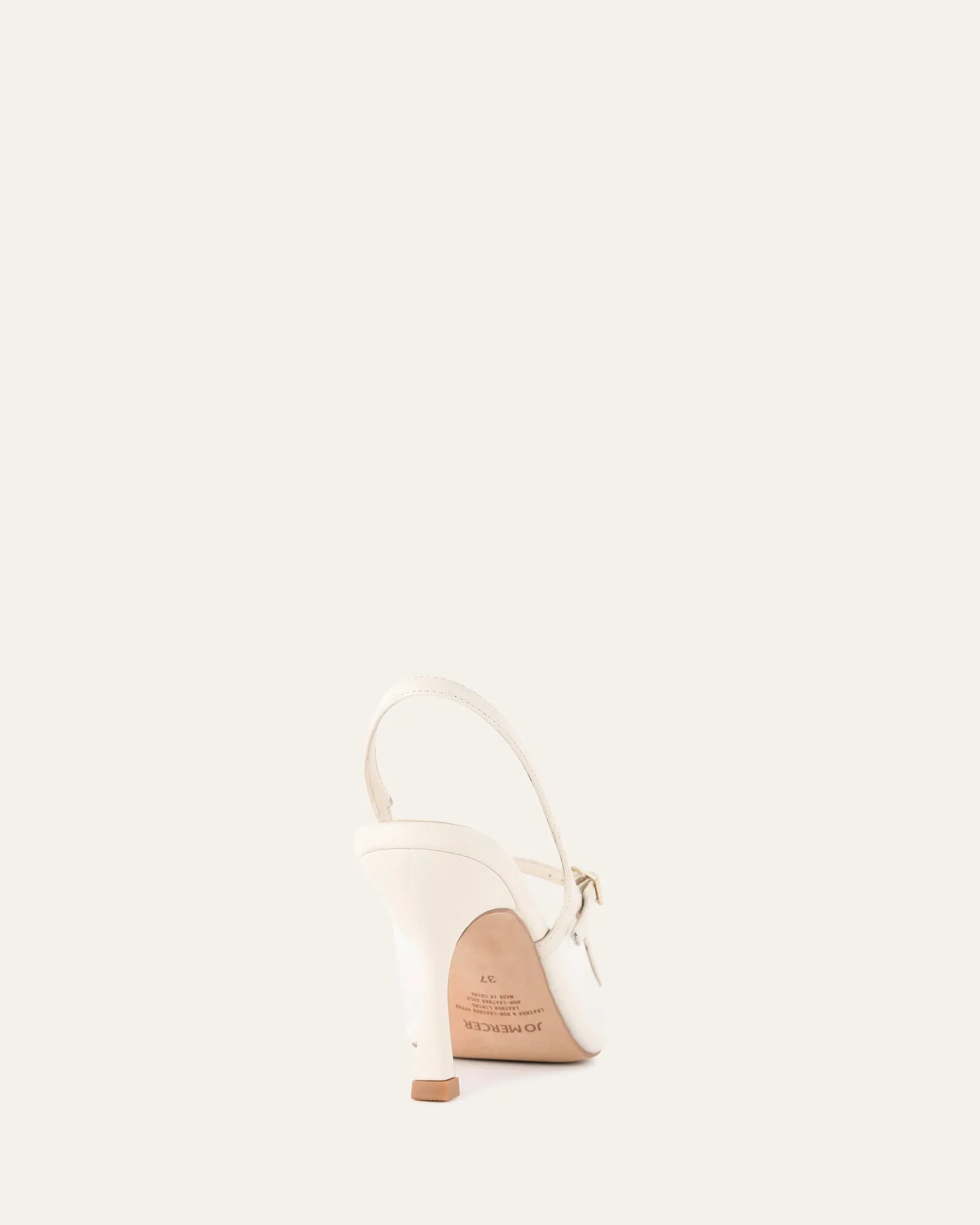 ASCOT HIGH HEELS OFF WHITE MESH