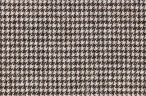 Aspen mel Brown Houndstooth Flannel Shirting