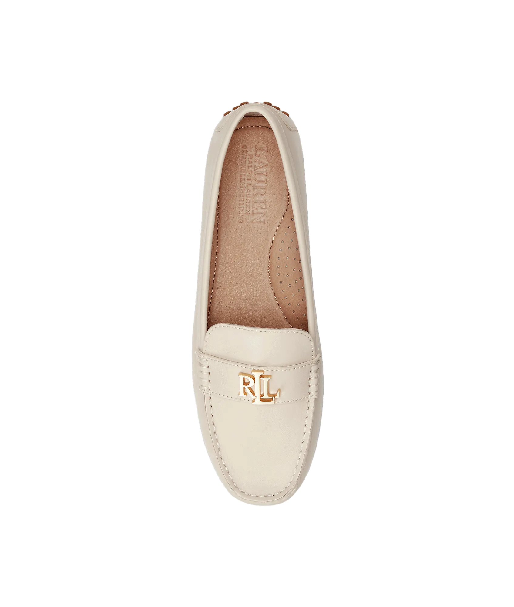 Barnsbury Nappa Leather Driver - Cream