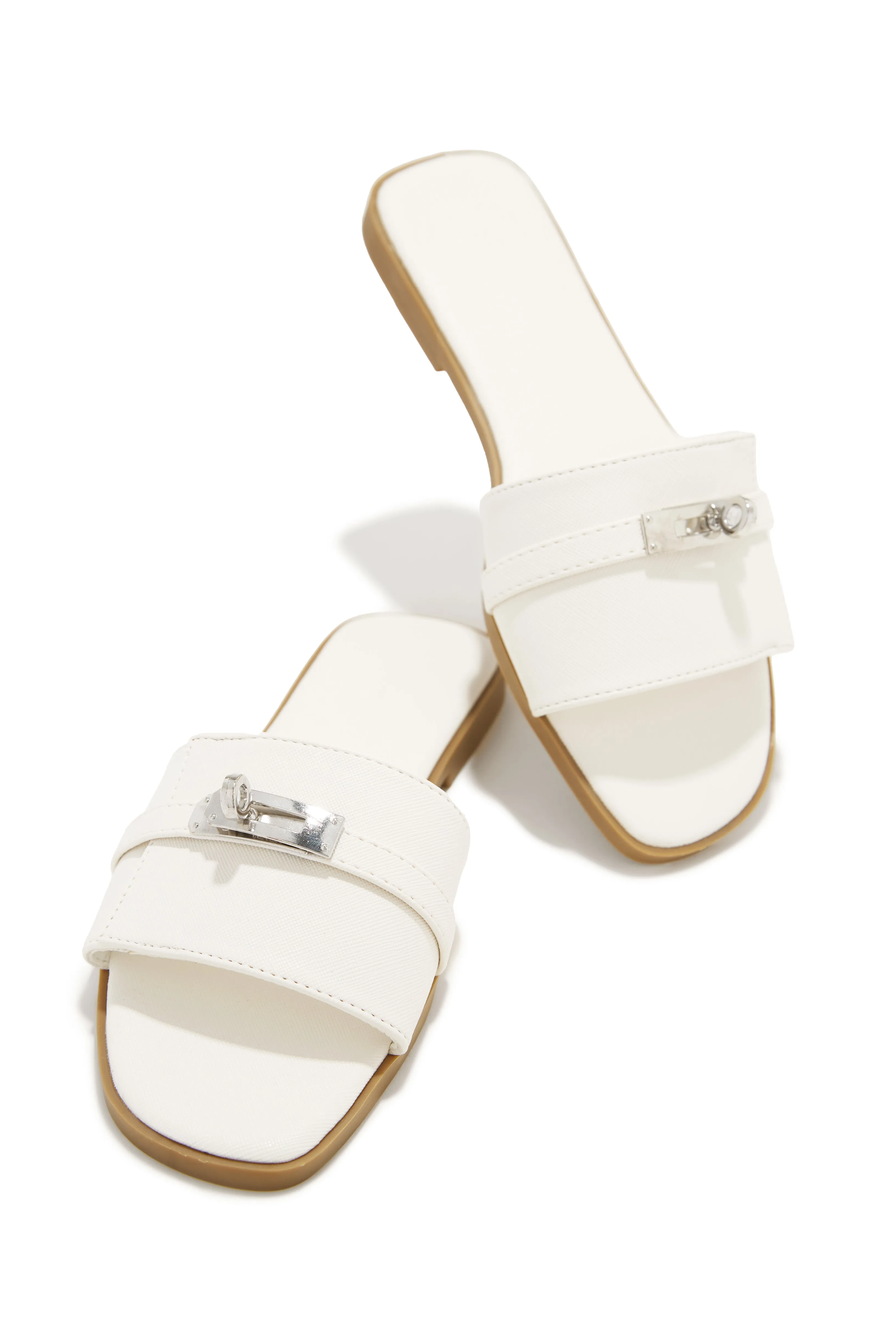 Bianca Slip On Sandals - Tan