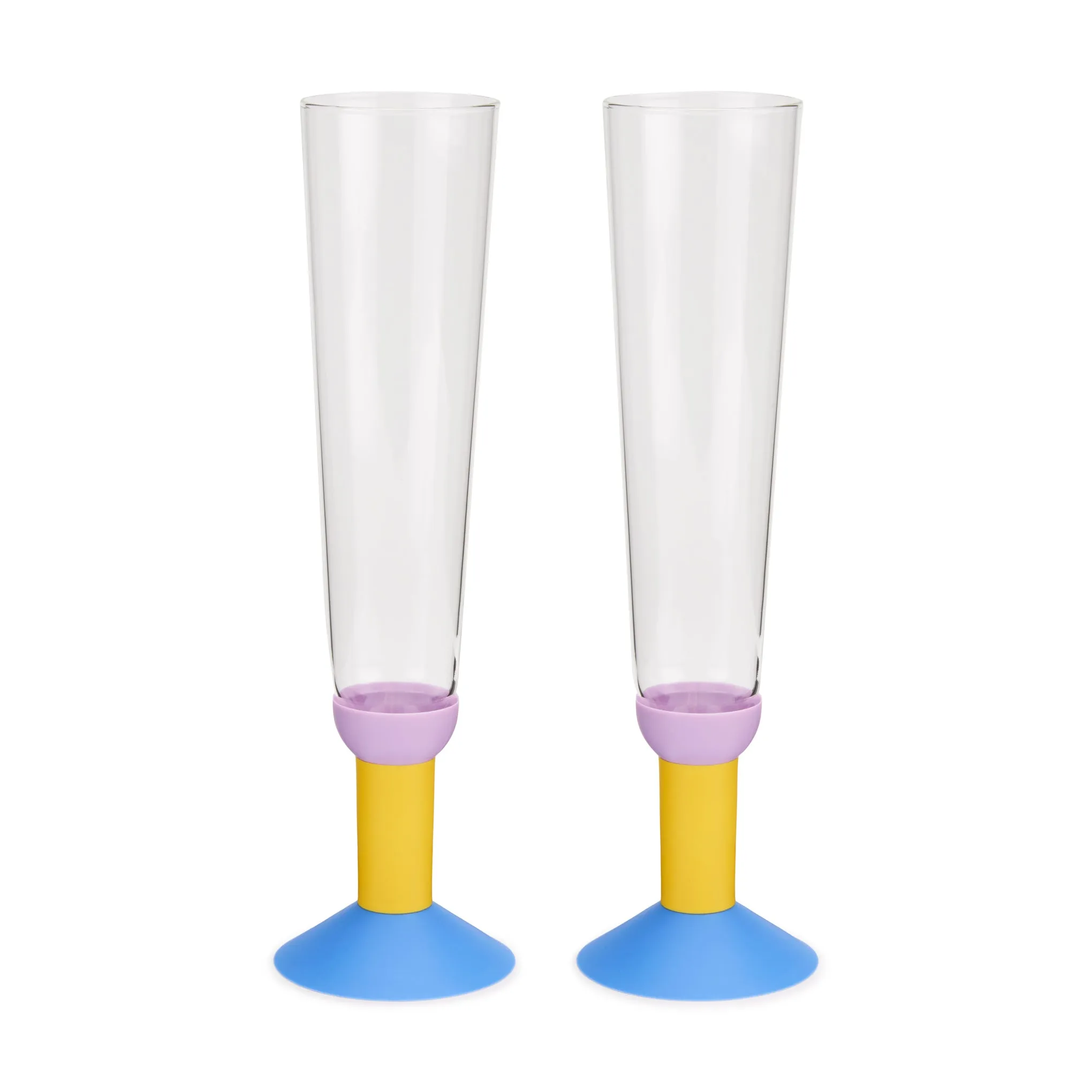 Bodum Oktett Champagne Glasses - Set of 2 - Multi