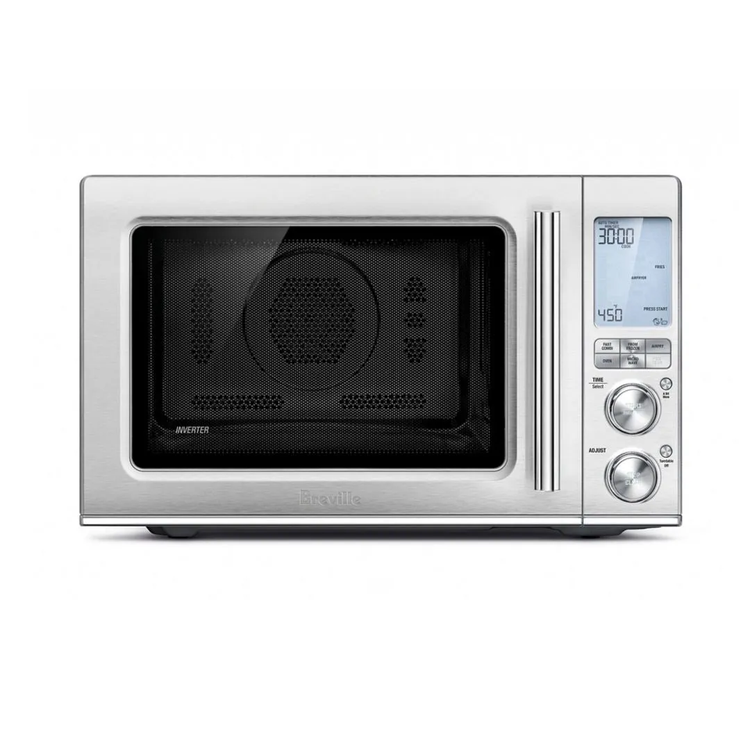 Breville The Combi Wave 1.1 Cu. Ft. 3-In-1 Convection Microwave with Air Fryer, Brushed Stainless