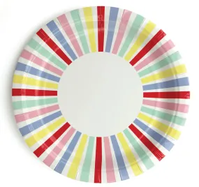 Carnival Multi Striped Plates