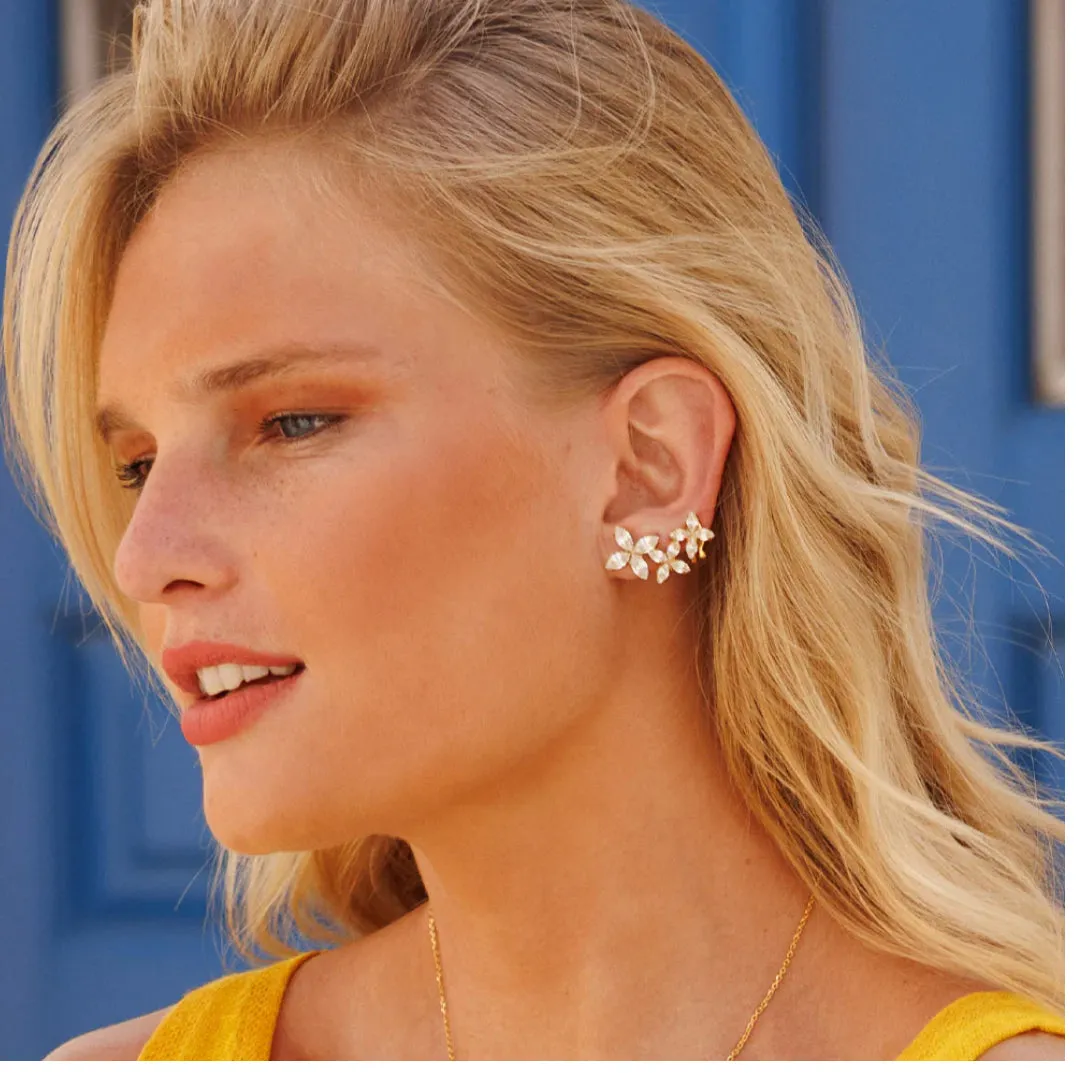 Caroline Svedbom Multi Star Ear Cuff Earrings