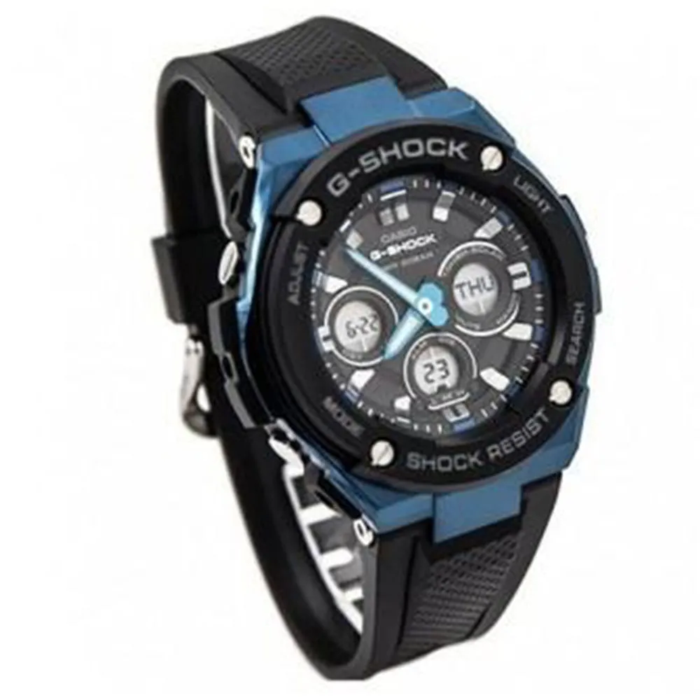 Casio G-SHOCK G-STEEL 55mm Tough Solar Analog-Digital Men's Watch - GSTS300G-1A2