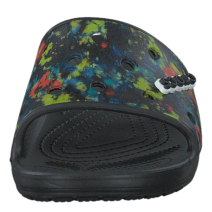 Classic Crocs Tiedye Grphc Sld Multi/black