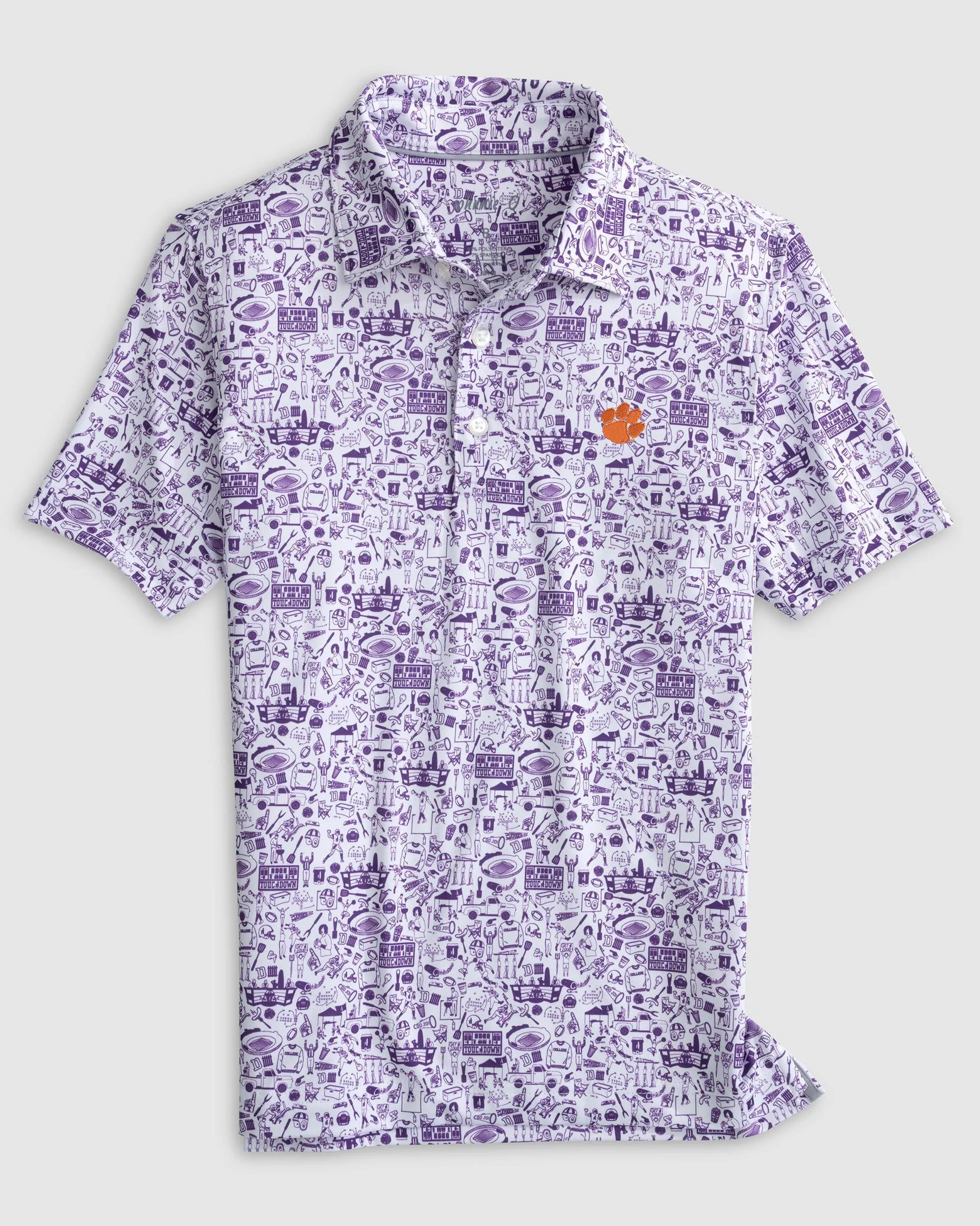 Clemson Tailgater 2.0 Jr. Performance Jersey Polo