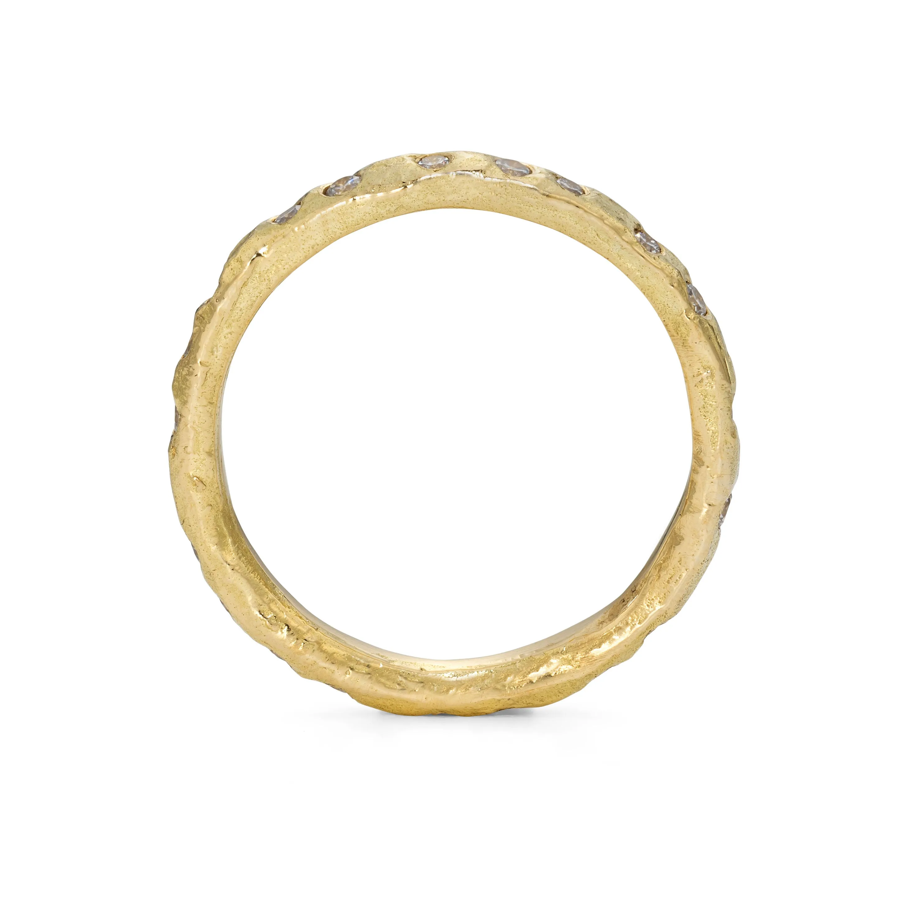 Crest Peppered Rock Ring