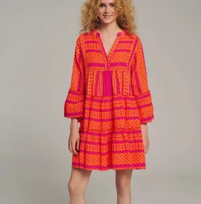 Ella Short Dress SS22 by Devotion Twins - Bright Colours