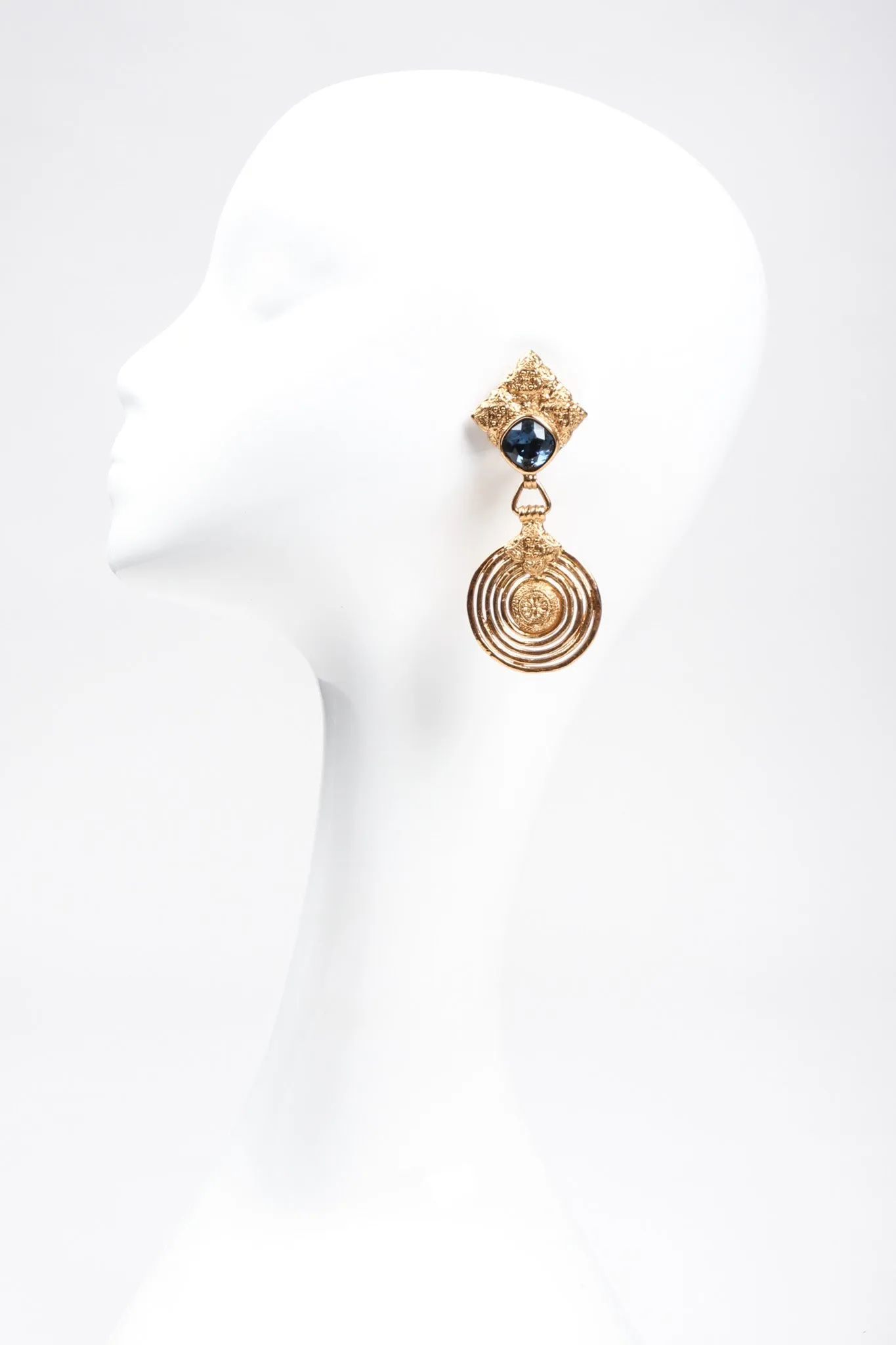 Etruscan Swirl Drop Earrings