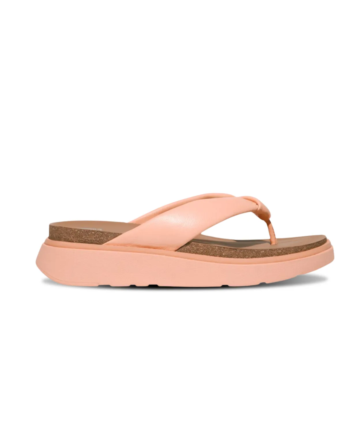 Fitflop Gen-FF Padded-Strap Leather Toe Post Blushy