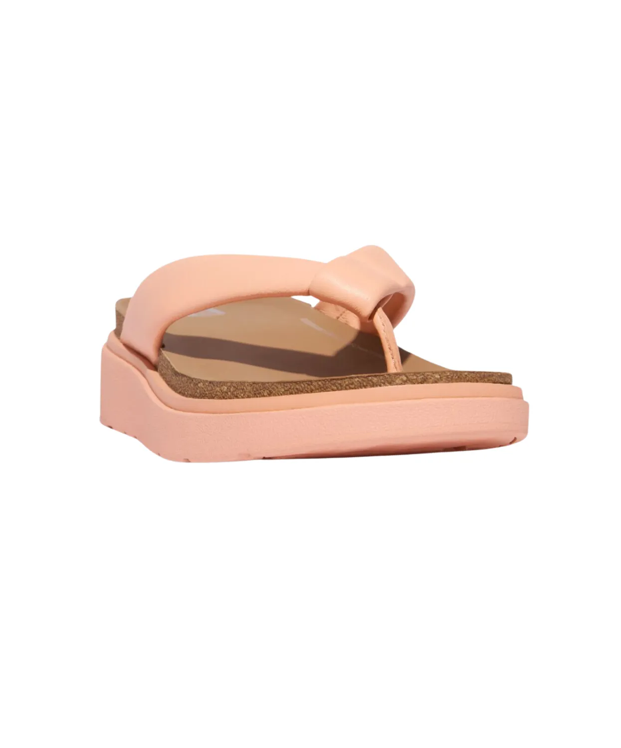 Fitflop Gen-FF Padded-Strap Leather Toe Post Blushy