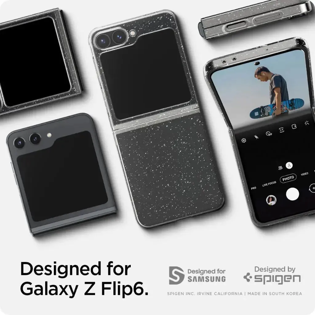 Galaxy Z Flip 6 Case Air Skin Glitter