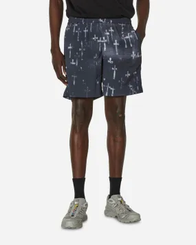 Graveyard Board Shorts Black