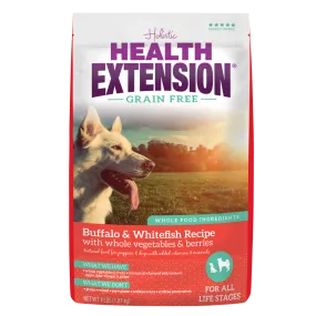 Health Extension Grain Free Buffalo and Whitefish Dry Dog Food