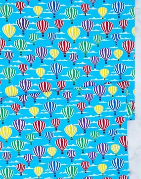 Hot Air Balloons, Printed Cotton Poplin Fabric