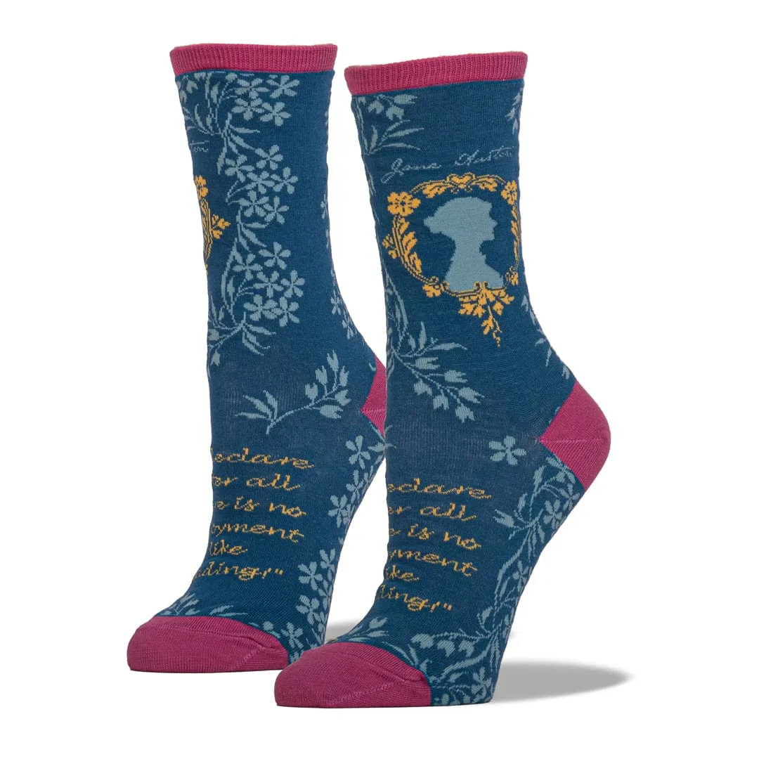 Jane Austen Socks Women's Crew Sock