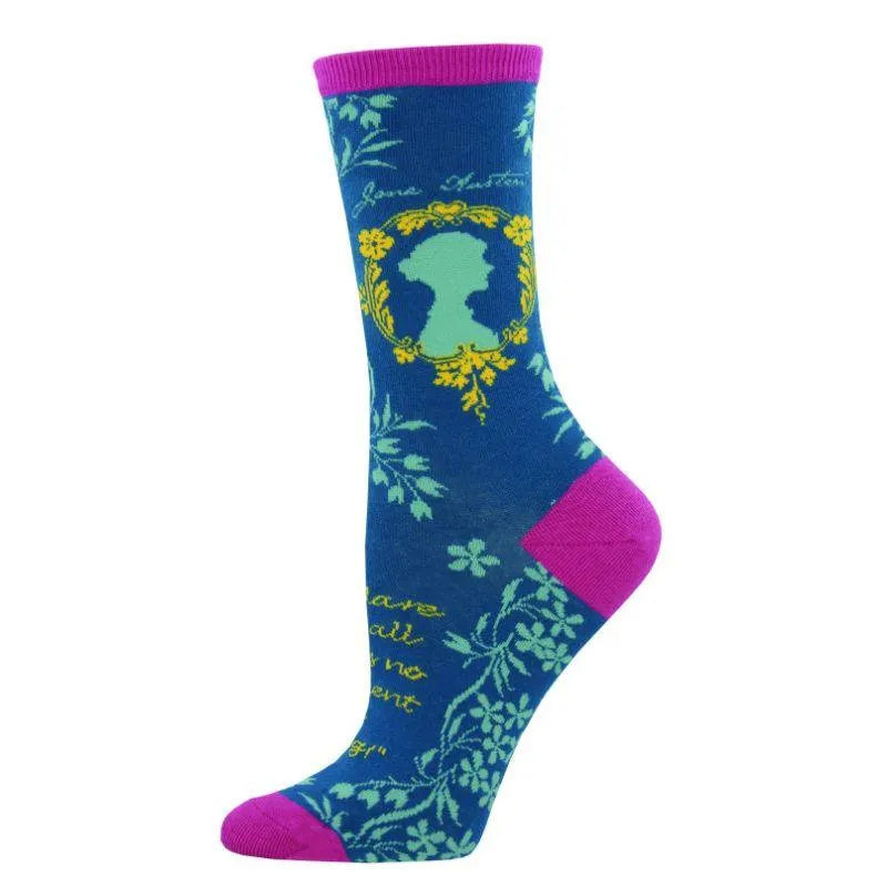 Jane Austen Socks Women's Crew Sock