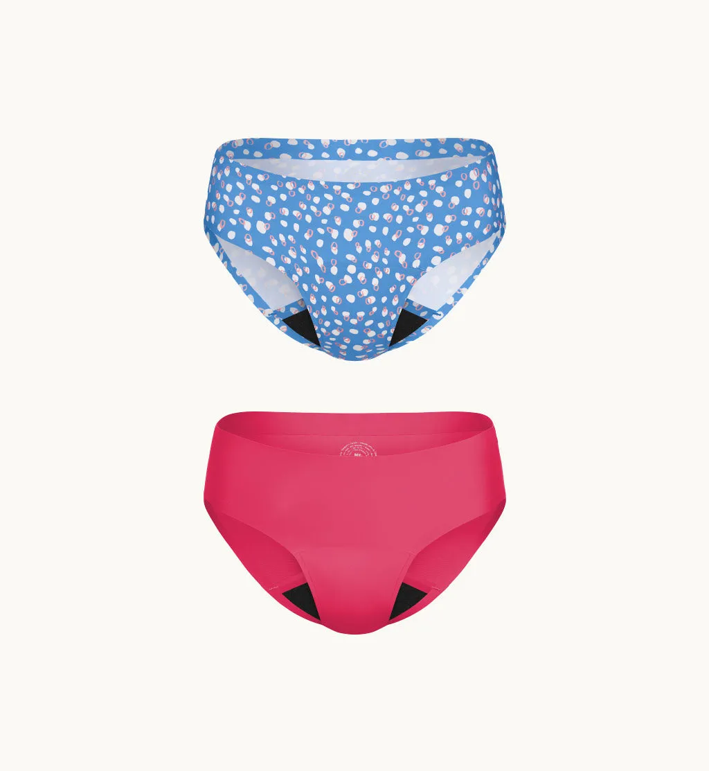 (Kit Item) Summer Essentials Period Kit Pink Pop/Whirlpool 2-Pack | Bikini