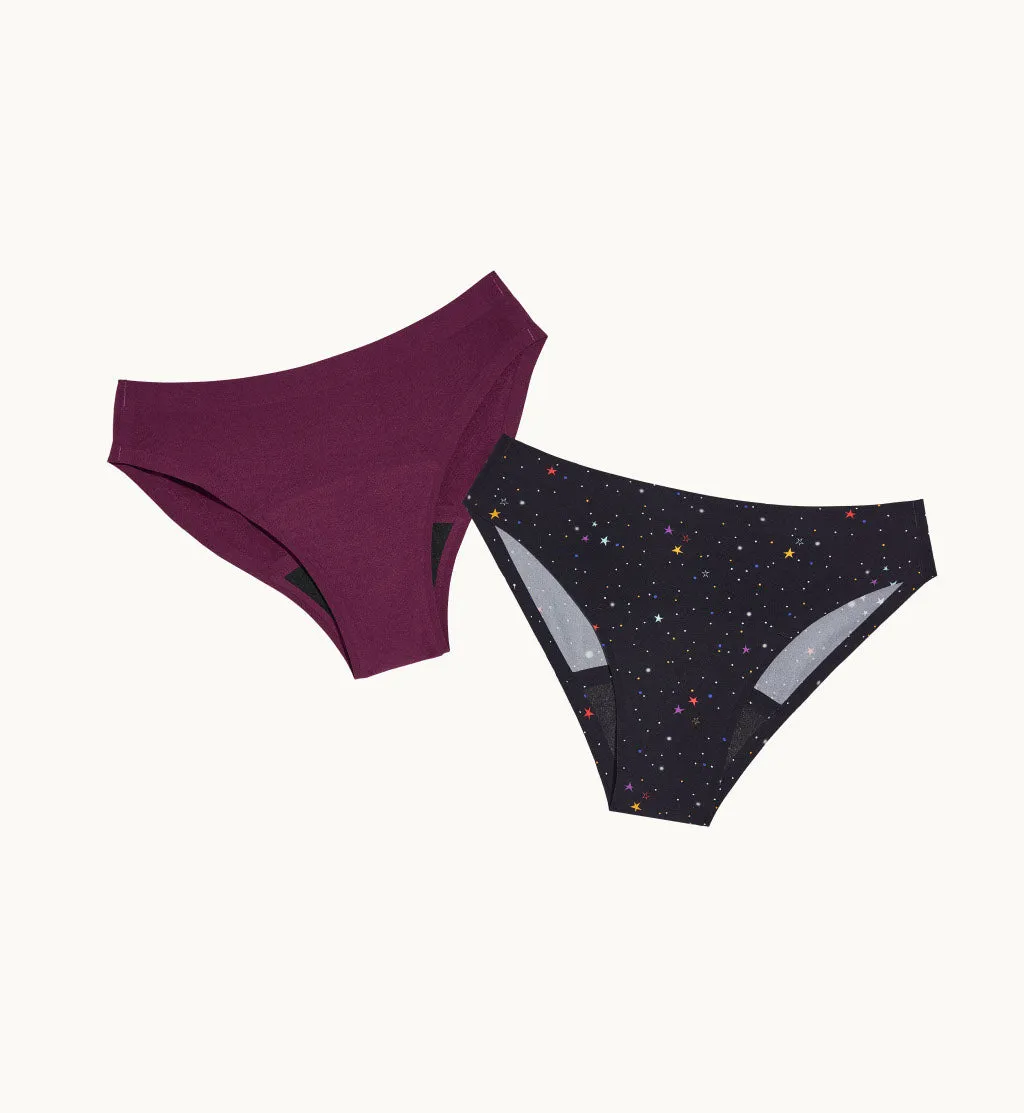 (Kit Item) Super Leakproof 6-Pack SLP Lucky Star/Berry 2-Pack | Bikini