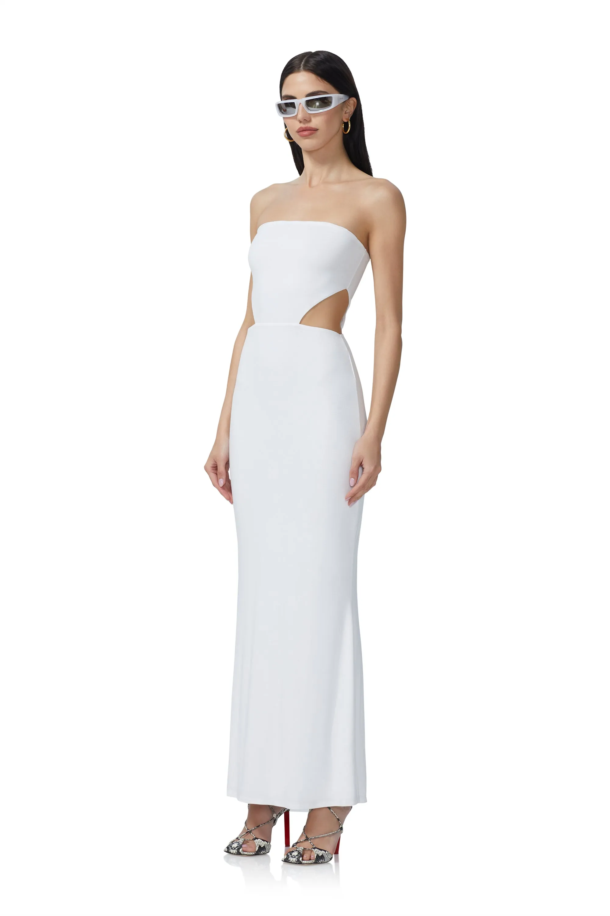 Livia Maxi Dress - Bright White