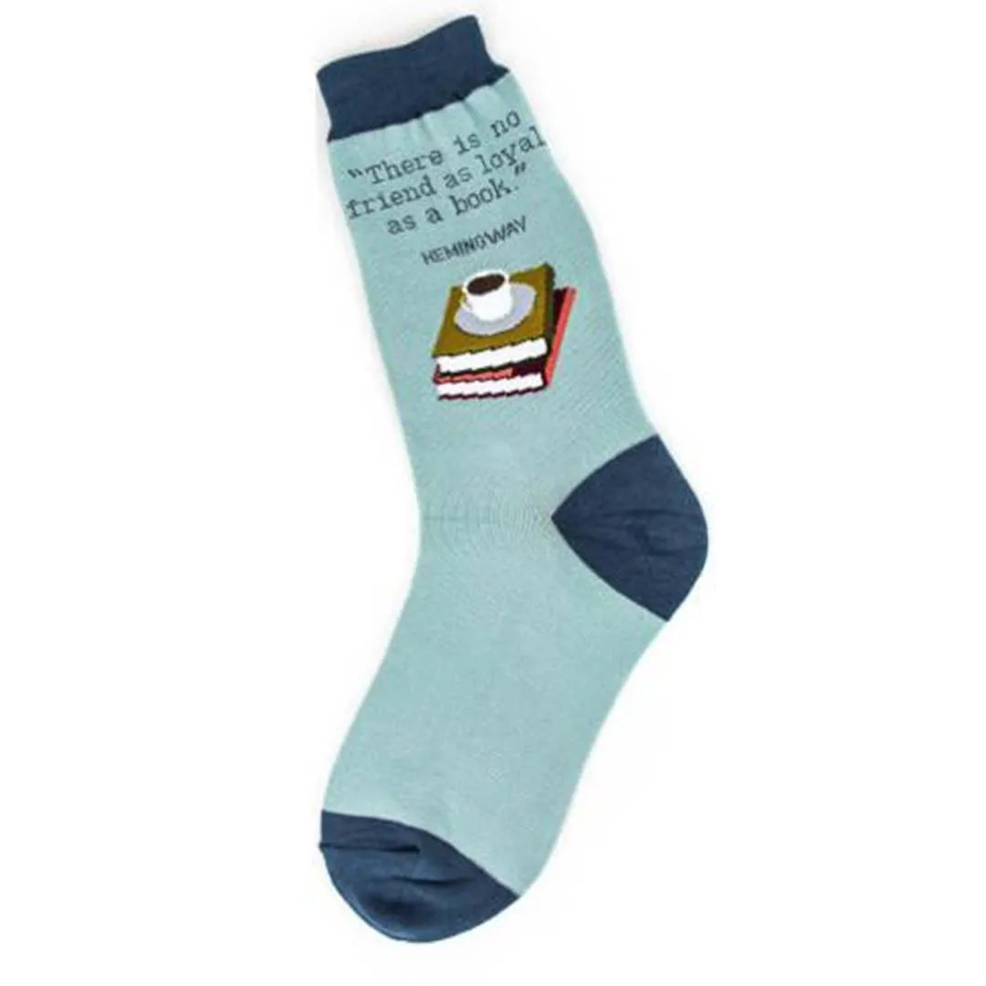 Loyal Book Women's Crew Socks