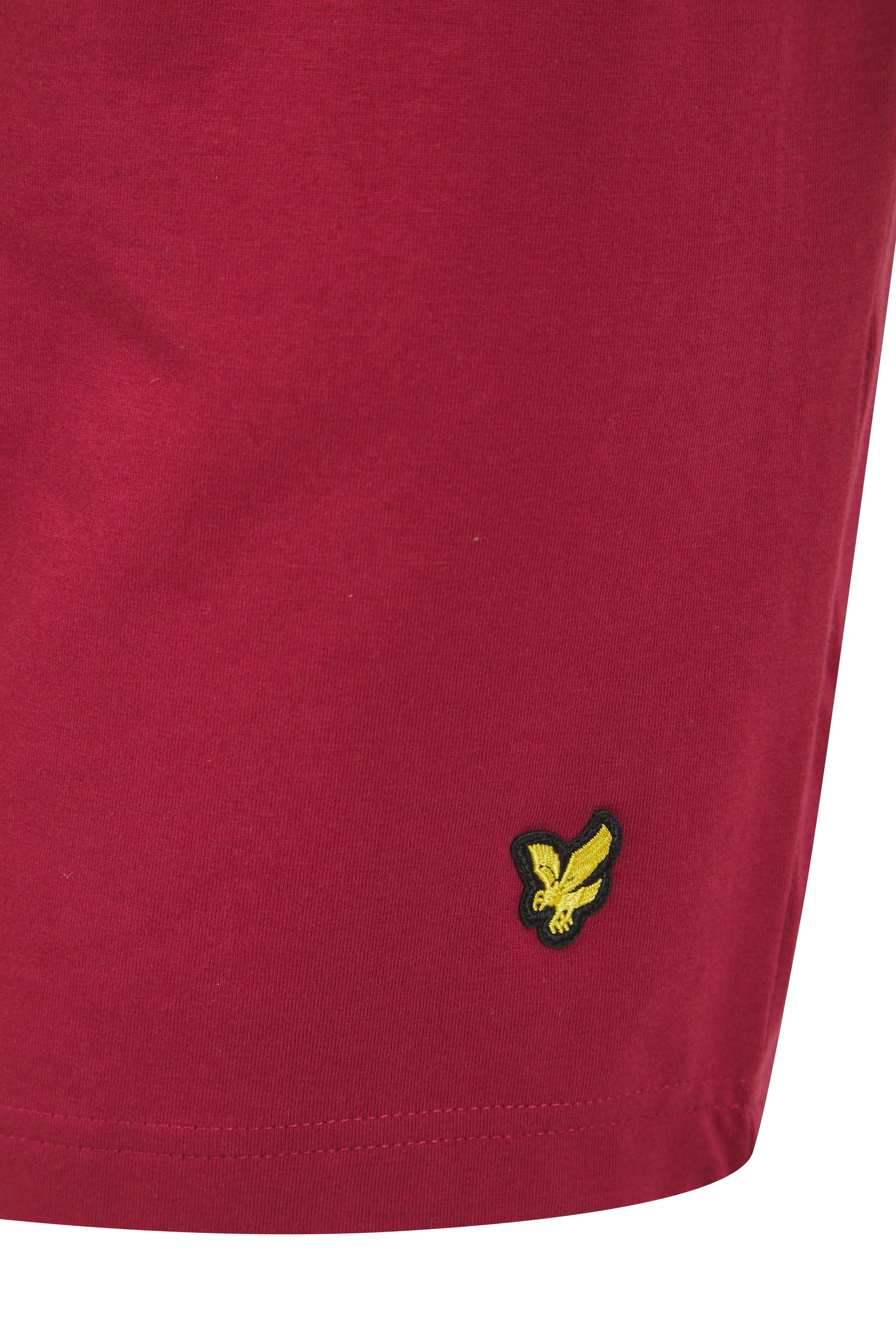 Lyle & Scott Charlie Shorts Lounge Set  - Bright White / Earth Red