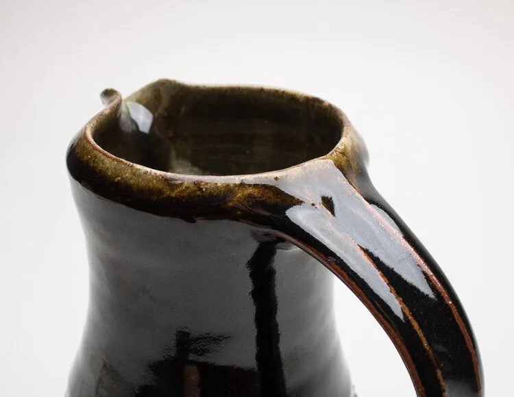 Medium Jug (Tenmoku) by Leach Pottery