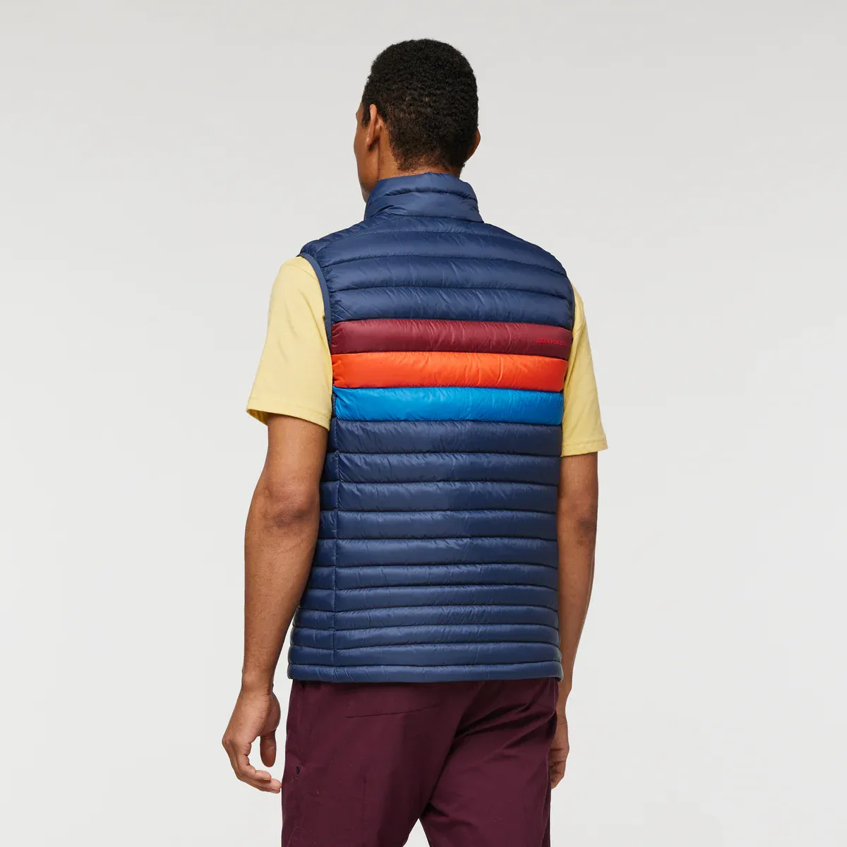 MEN'S FUEGO DOWN VEST - INK STRIPES