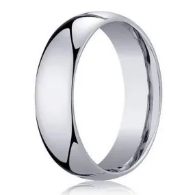 Men's Wedding Band in 950 Platinum, Classic Design- 5mm