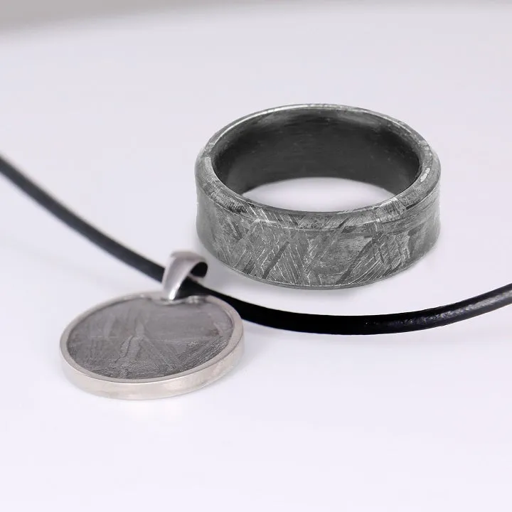 Meteorite Ring and Pendant Bundle