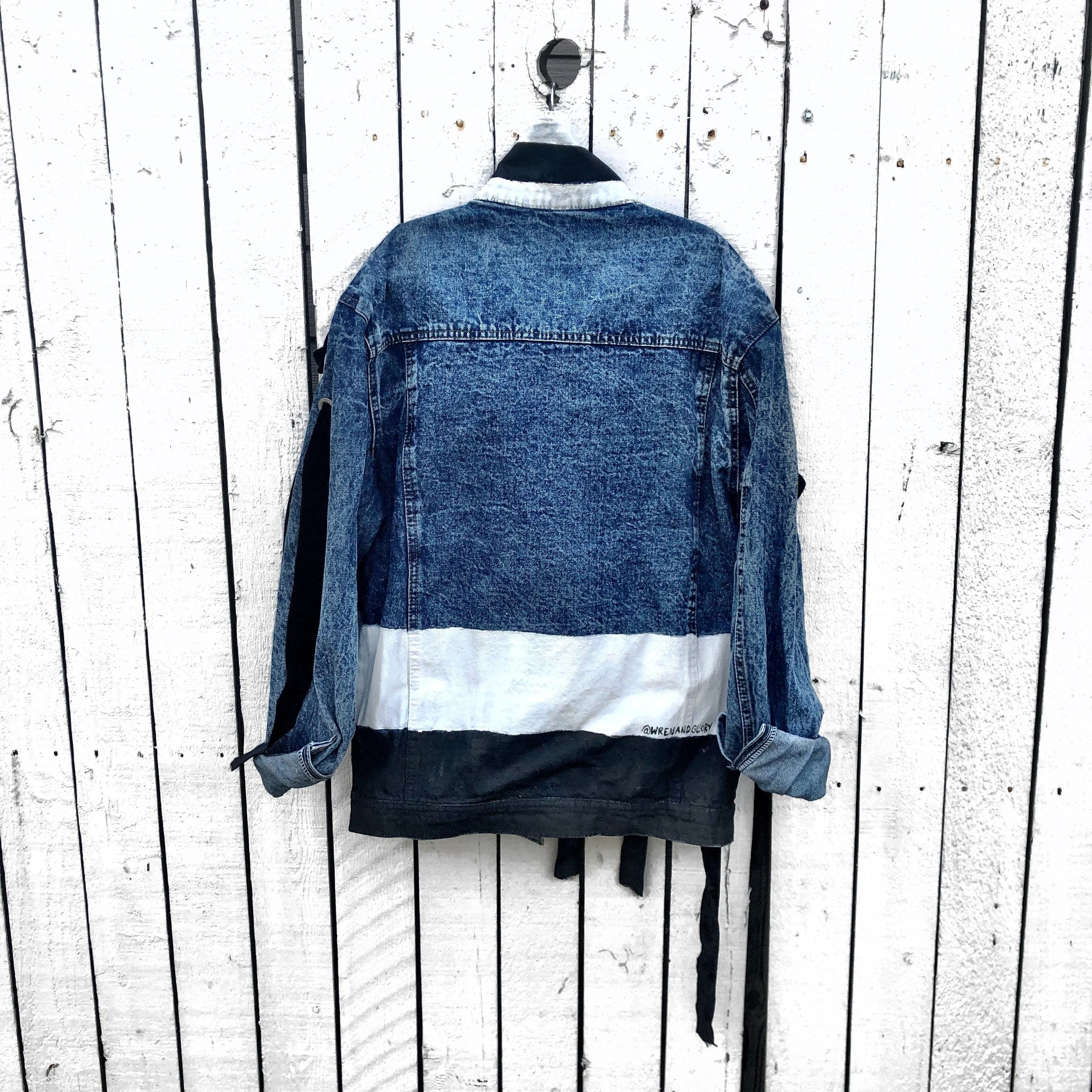 'MOD BLOCK' DENIM JACKET