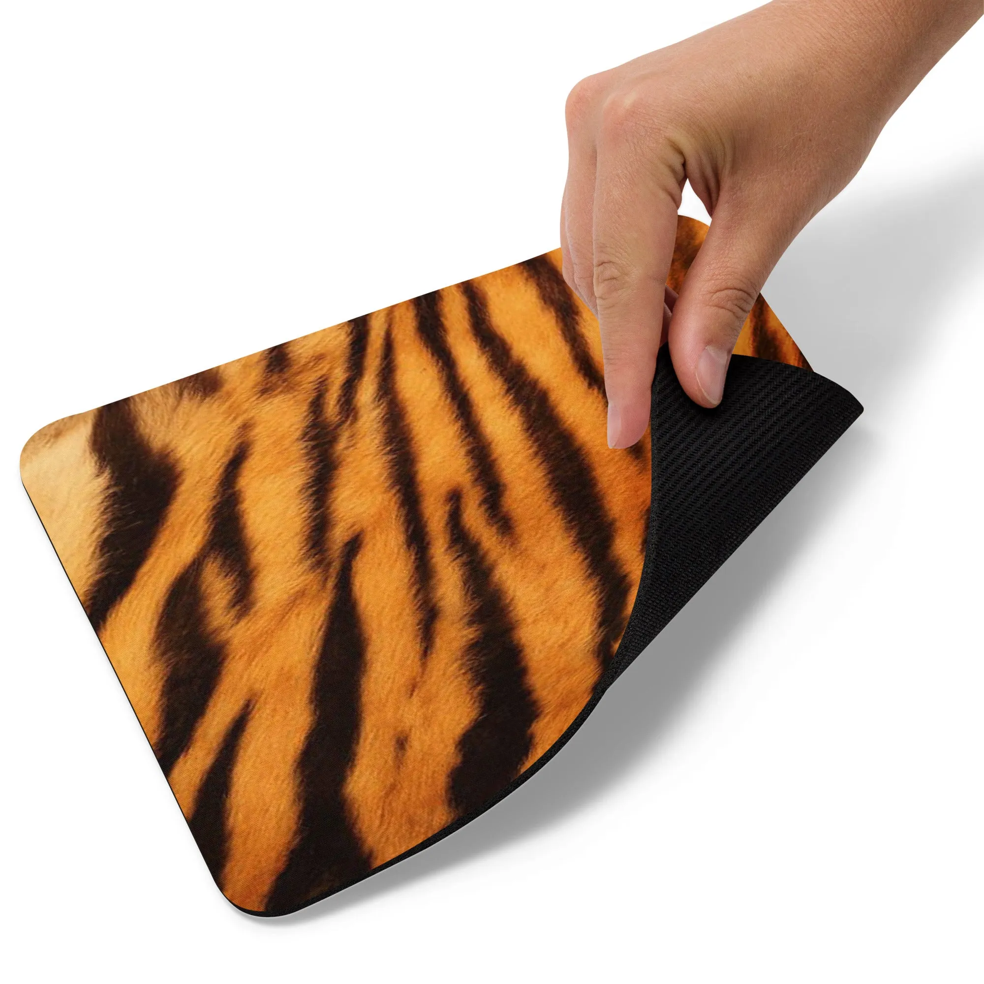 Padded Non-Slip Mousepad - Tiger Pattern