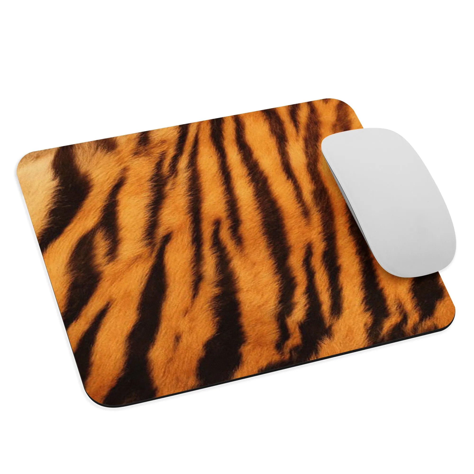 Padded Non-Slip Mousepad - Tiger Pattern