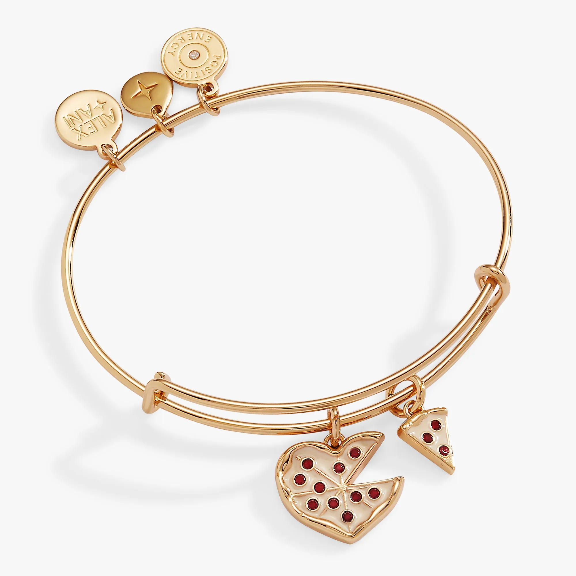 Pizza My Heart Multi Charm Bangle