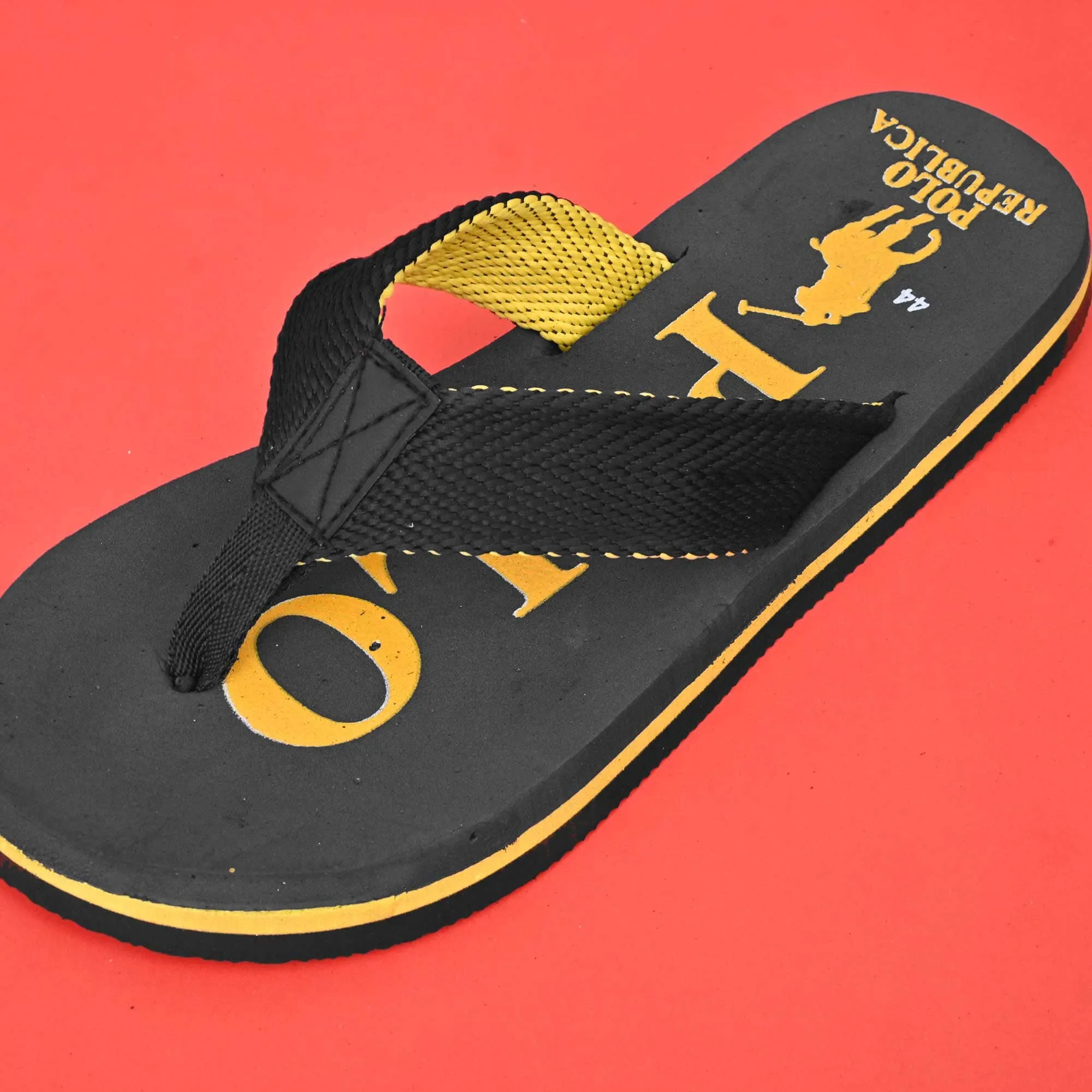 Polo Republica Men's Polo Pony Ultra-Light Soft Flip Flops Slippers