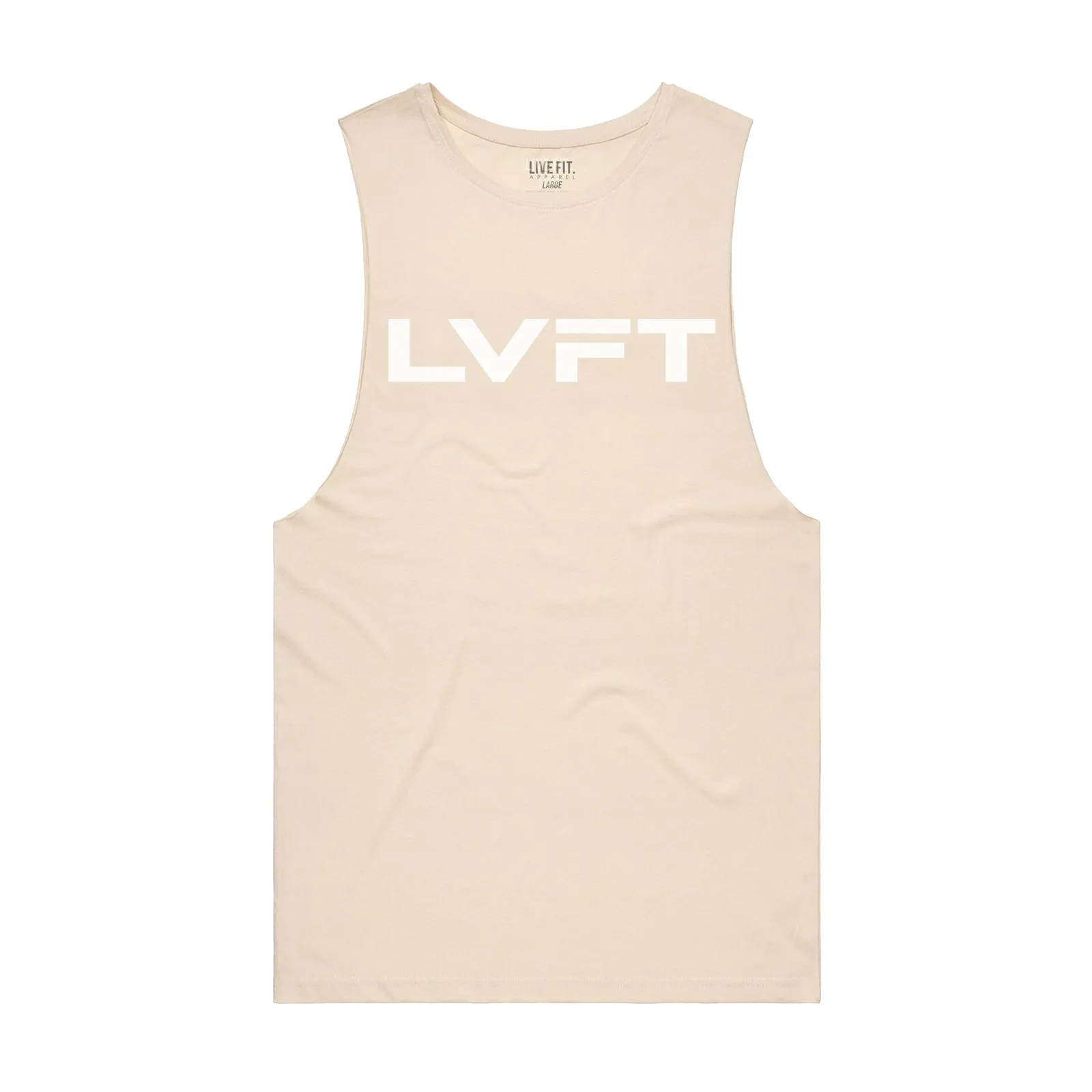 Raw Slate Tank - Ecru / White