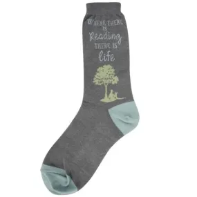 Reading Life Women's Crew Socks