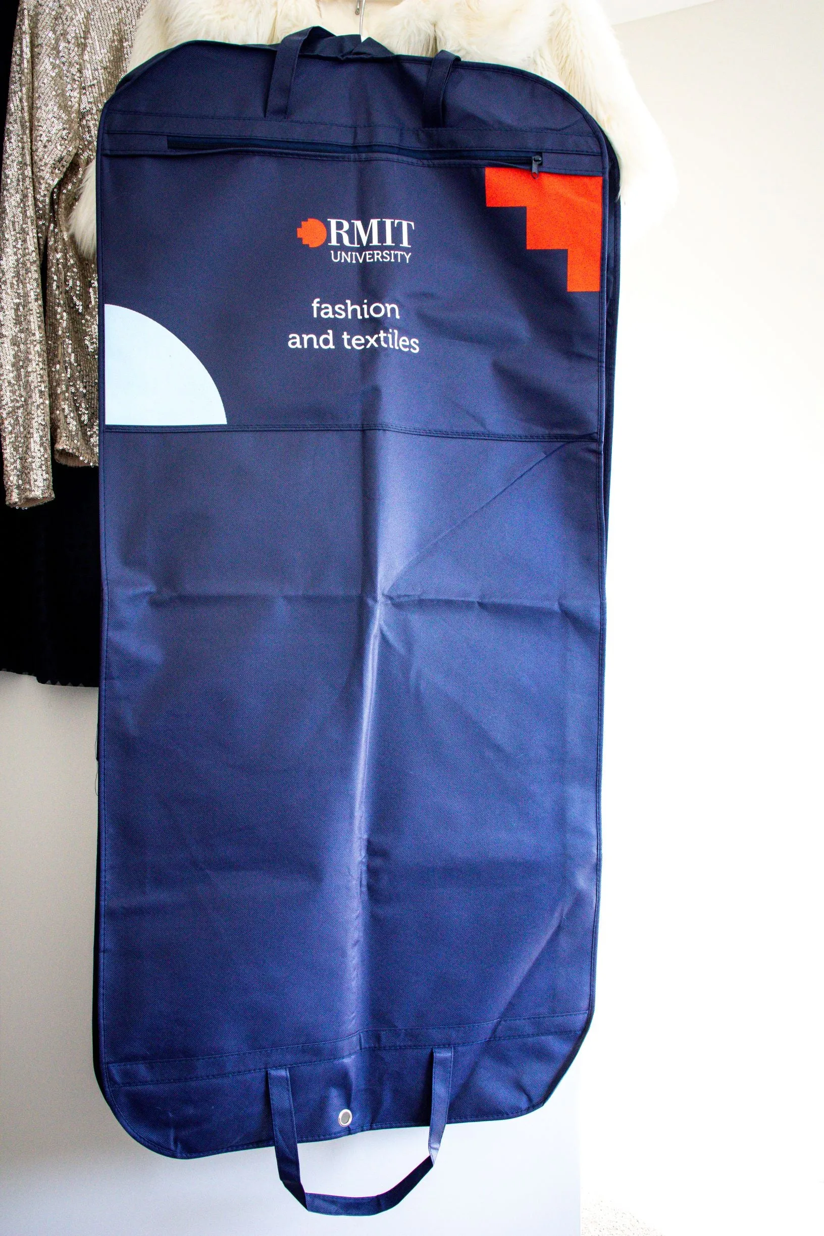 RMIT Fashion Textiles Garment Bag