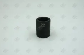 SK Hand Tools 34072 1/2 Dr. 22mm 6pt Standard Metric Impact Socket